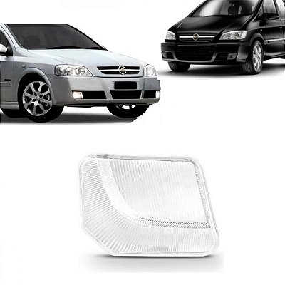 Lente do farol auxiliar astra chevrolet de 2003 a 2012 e zafira chevrolet de 2004 a 2011 lado direito