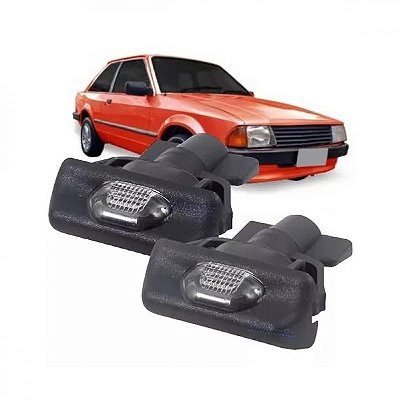 Lanterna de placa escort ford de 1984 a 1986