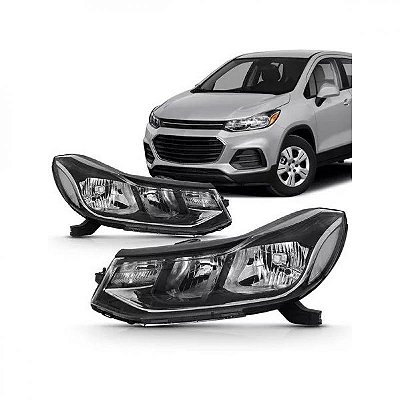 Farol tracker chevrolet de 2017 a 2019 lado direito elétrico sem LED sem projetor