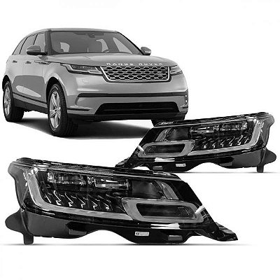 Farol range rover sport land rover de 2018 a 2020 lado esquerdo com LED