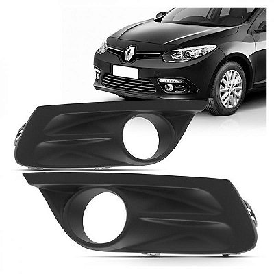 Grade do para choque fluence renault de 2014 a 2018 lado direito com furo