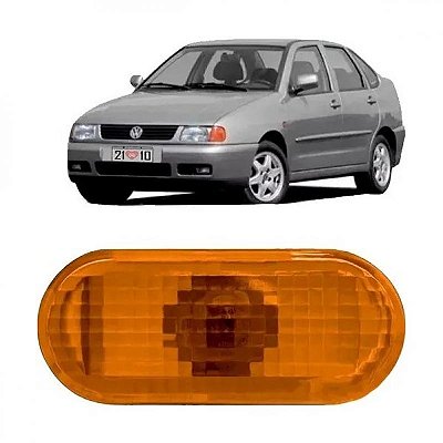 Lanterna polo classic volkswagen de 1997 a 2002 lateral âmbar