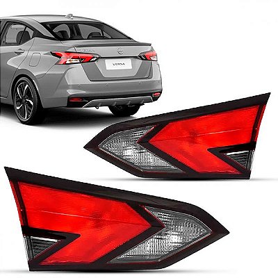 Lanterna versa nissan de 2021 a 2025 lado esquerdo traseira do porta malas