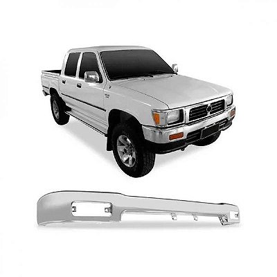 Para choque hilux toyota de 1992 a 2001 dianteiro cromado tração nas quatro rodas