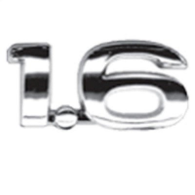 Emblema volkswagen cromado 1.6