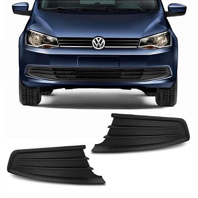 Grade do para choque gol volkswagen de 2013 a 2016 dianteira lado direito preta sem furo geração seis