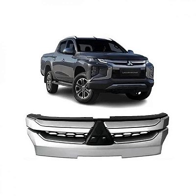 Grade do radiador l200 triton mitsubishi de 2021 a 2025 prata