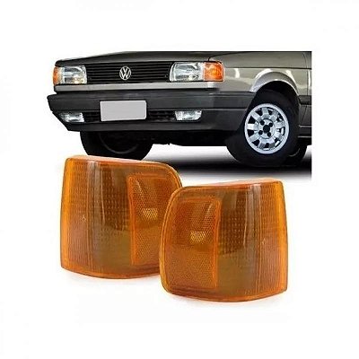 Lanterna gol volkswagen de 1991 a 1996 dianteira lado direito âmbar modelo cibie