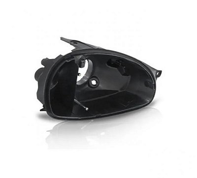 Carcaça de farol corsa chevrolet de 1994 a 2009 lado esquerdo preta