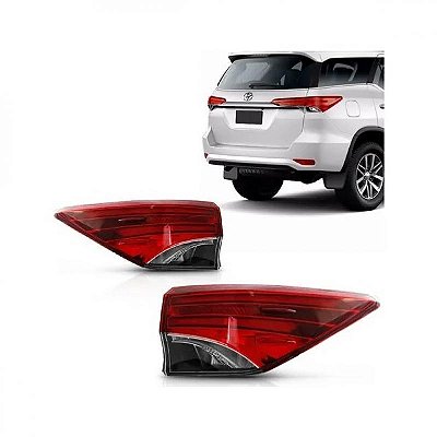 Lanterna hilux sw4 toyota de 2016 a 2020 traseira de canto lado direito com LED