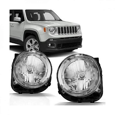 Farol renegade jeep de 2015 a 2018 lado direito elétrico sem projetor H4