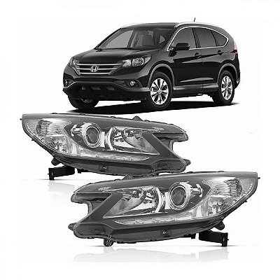 Farol crv honda de 2012 a 2014 lado direito manual com projetor