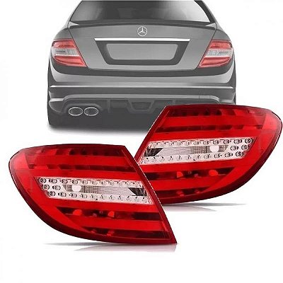 Lanterna c180 e c200 e c250 mercedes benz de 2012 a 2014 lado direito traseira com LED para sedã