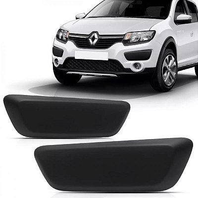 Moldura para choque sandero renault de 2014 a 2019 dianteira inferior lado direito stepway sem pisca texturizada