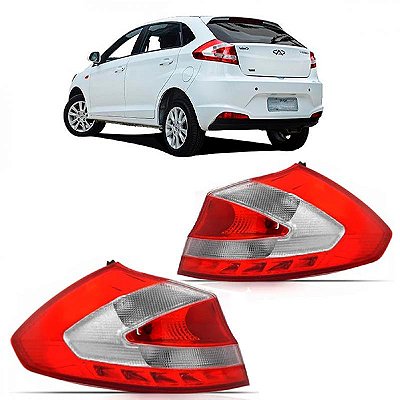 Lanterna celer chery de 2016 a 2018 lado direito traseira hatchback