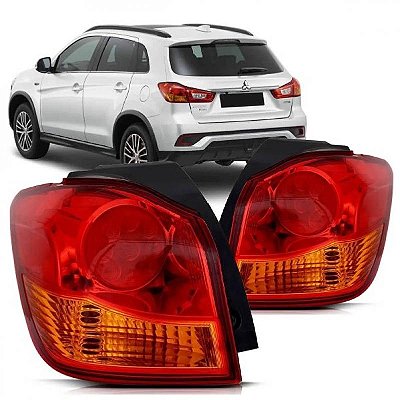 Lanterna asx mitsubishi de 2011 a 2022 traseira de canto lado esquerdo com LED
