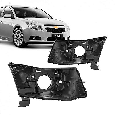 Carcaça de farol cruze chevrolet de 2011 a 2016 lado esquerdo