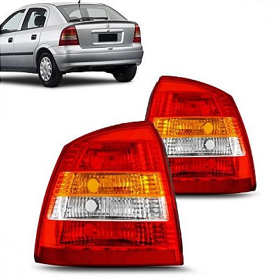 Lanterna astra hatch chevrolet de 1998 a 2002 traseira lado direito tricolor