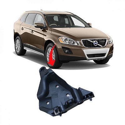 Guia do para choque xc60 volvo de 2008 a 2013 dianteiro lado direito