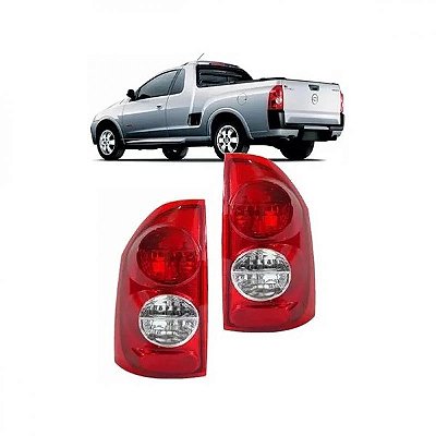 Lanterna montana chevrolet de 2003 a 2010 traseira lado direito bicolor