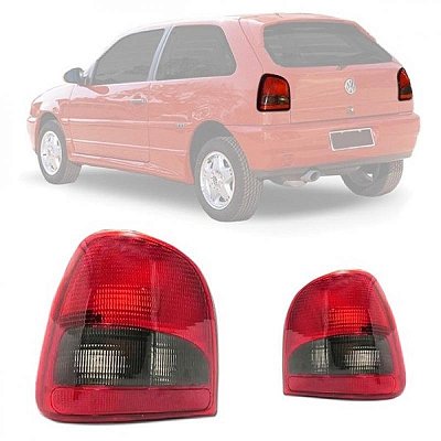 Lanterna gol volkswagen de 1995 a 1999 traseira lado direito fumê