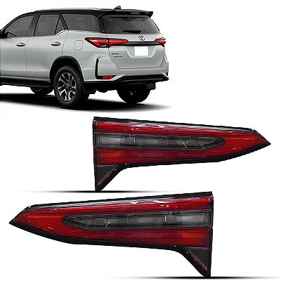 Lanterna hilux sw4 toyota de 2016 a 2025 traseira da tampa do porta malas lados direito e esquerdo