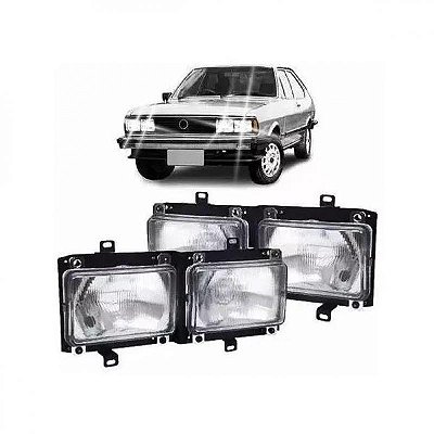 Farol passat volkswagen de 1982 a 1988 lado direito duplo