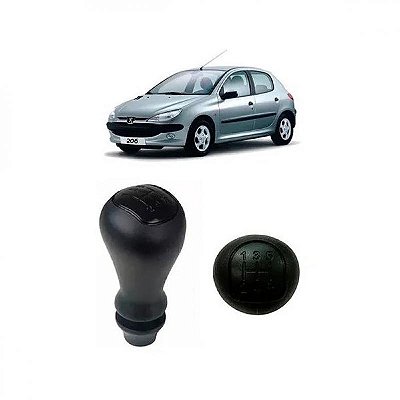 Bola de câmbio 206 peugeot de 1998 a 2010 e 207 peugeot de 2009 a 2015 com lente e carcaça preta