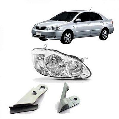 Garra de farol corolla toyota de 2003 a 2008 lado esquerdo
