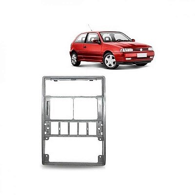 Moldura inferior para choque do painel gol volkswagen de 1995 a 1999 cromada sem difusor