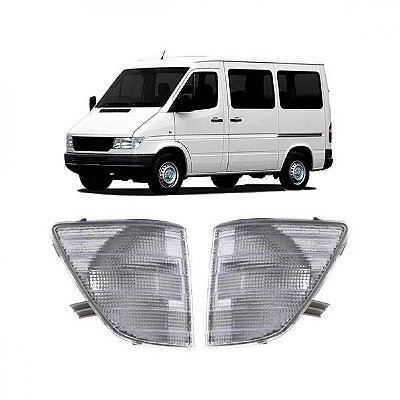 Lanterna sprinter mercedes benz de 1995 a 2002 dianteira lado esquerdo cristal modelo cibie
