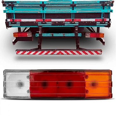 Lanterna 710 e 1113 e 1513 e 1618 e 1620 mercedes benz de 2003 a 2011 traseira com ré e com vigia