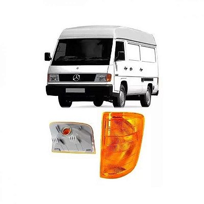 Lanterna 180 mercedes benz de 1993 a 1996 dianteira lado esquerdo âmbar