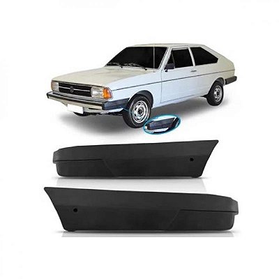 Ponteira de para choque passat volkswagen de 1983 a 1986 superior preto