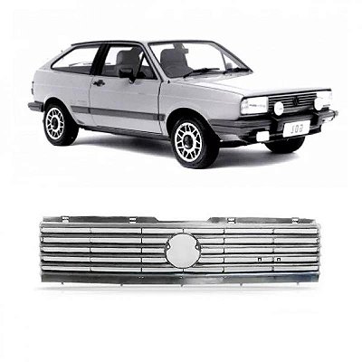 Grade do radiador gol volkswagen de 1982 a 1986 cinza água