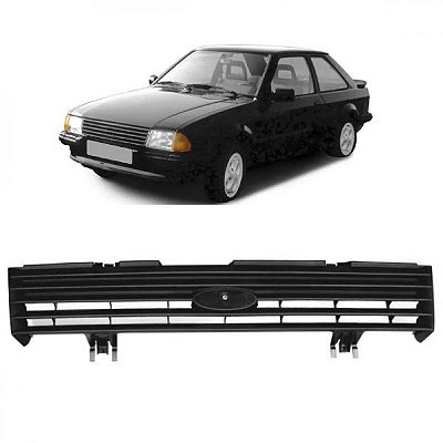 Grade do radiador escort ford de 1984 a 1986 com carcaça preta