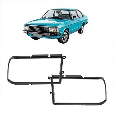 Aro de farol corcel ii ford de 1978 a 1984 lado direito preto