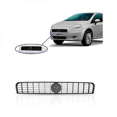 Grade do radiador punto fiat de 2007 a 2012 preta