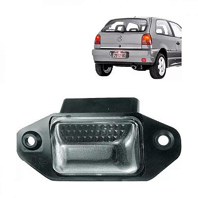 Lanterna de placa gol volkswagen de 1995 a 1999 sem soquete