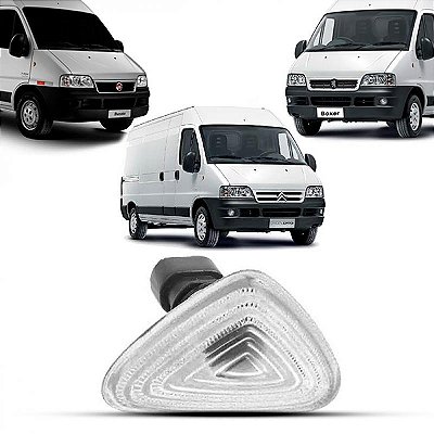 Lanterna ducato fiat de 2005 a 2017 lateral cristal com soquete