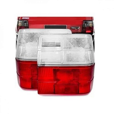 Lanterna uno fiat de 1985 a 2003 traseira lado direito bicolor ABS de alta resistência