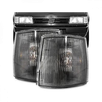 Lanterna uno fiat de 1991 a 2003 dianteira lado direito fumê modelo cibie