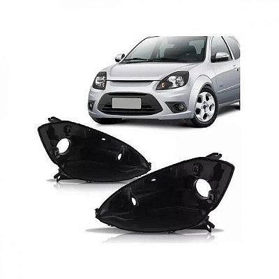 Carcaça do farol ka ford de 2008 a 2014 lado direito