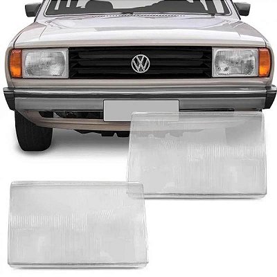 Lente de farol voyage volkswagen de 1987 a 1990 lado esquerdo