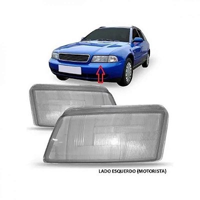 Lente de farol a4 audi de 1994 a 1998 lado esquerdo