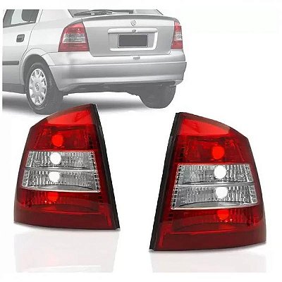 Lanterna astra chevrolet de 1998 a 2002 traseira lado esquerdo bicolor sedã