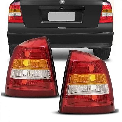 Lanterna astra chevrolet de 1998 a 2002 lado esquerdo traseira tricolor sedã quatro portas