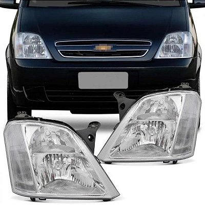 Farol meriva chevrolet de 2002 a 2012 lado direito manual