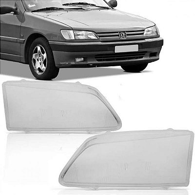 Lente de farol 306 peugeot de 1993 a 1997 lado esquerdo