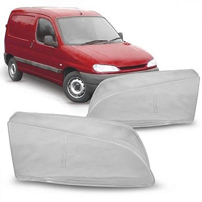 Lente de farol partner peugeot de 1999 a 2003 lado esquerdo